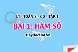 Khái niệm hàm số? Cách tính giá trị hàm số? Ví dụ? Toán 8 bài 1 [b1c3cd1]